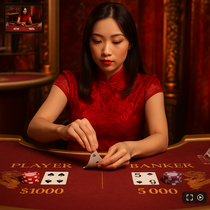 Koning.bet - Baccarat Live - Jeu de Cartes avec Vrai Croupier