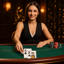 Koning.bet - Blackjack Live - Jeu de Casino avec Vrai Croupier