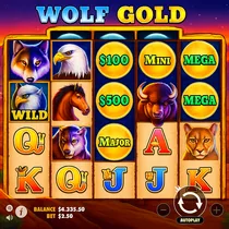 Koning.bet - Wolf Gold Slot Game - Wildlife Theme Slot